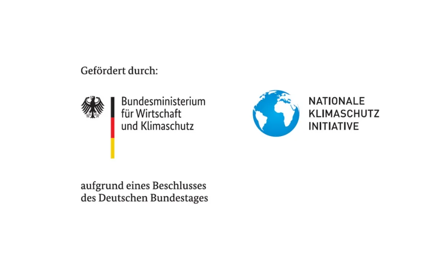 Förderlogo des Bundesministeriums für Wirtschaft und Klimaschutz und der Nationalen Klimaschutzinitiative